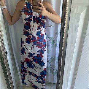 Red, white, and blue halter maxi! Super cute. SZ S